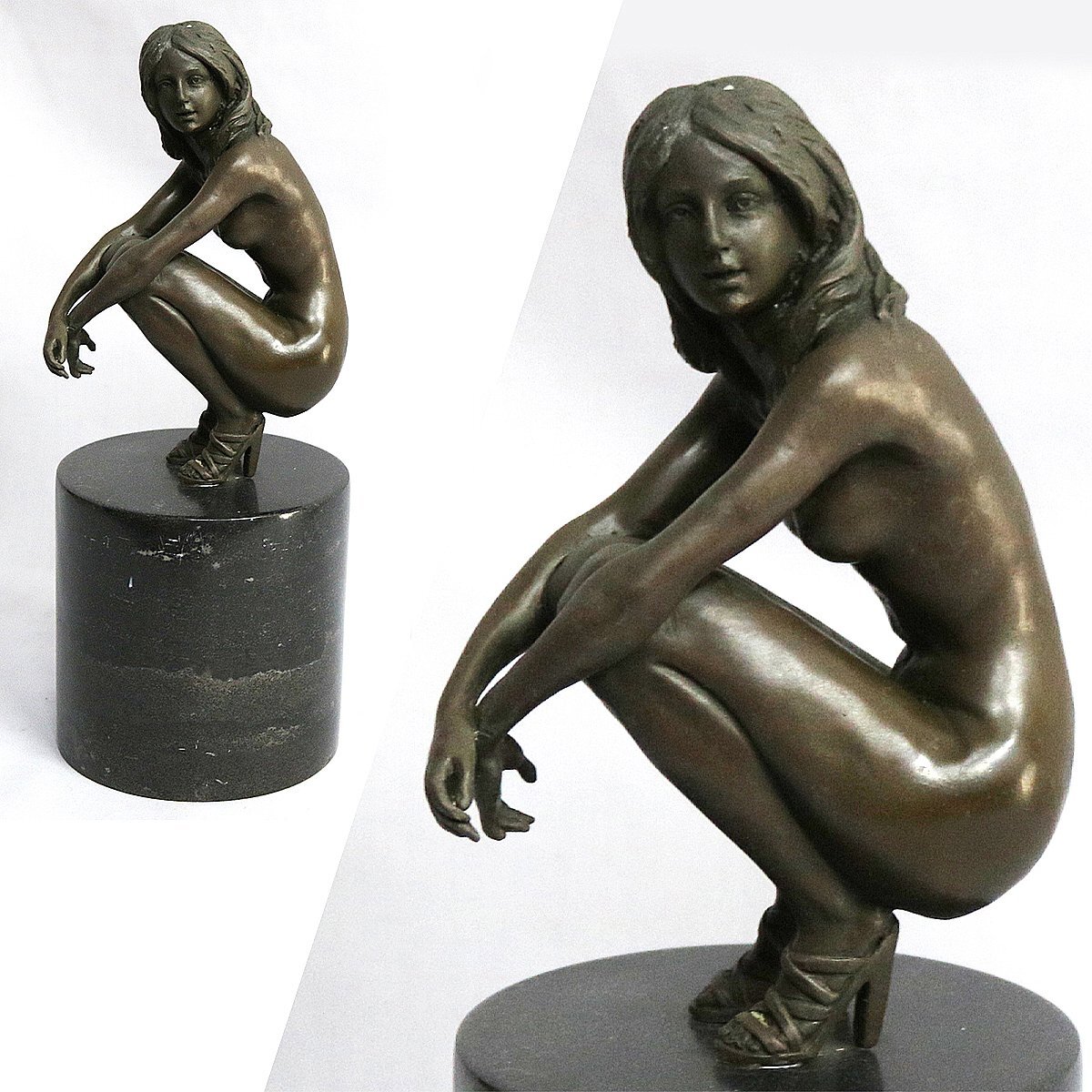 Yahoo!オークション -「裸婦ブロンズ像」の落札相場・落札価格