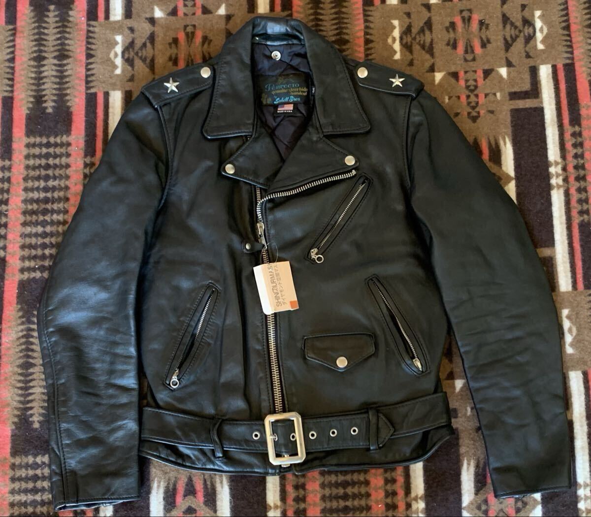 SCHOTT613XX ダブルライダース60s復刻サボテンタグ サイズ40 Schott