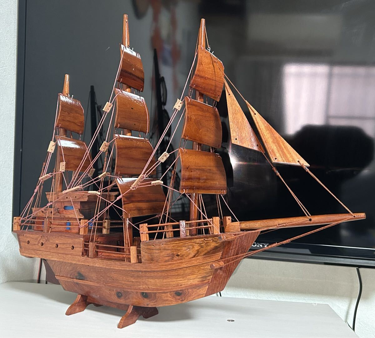 新品 螺鈿（らでん）帆船模型 置物 インテリア｜Yahoo!フリマ（旧