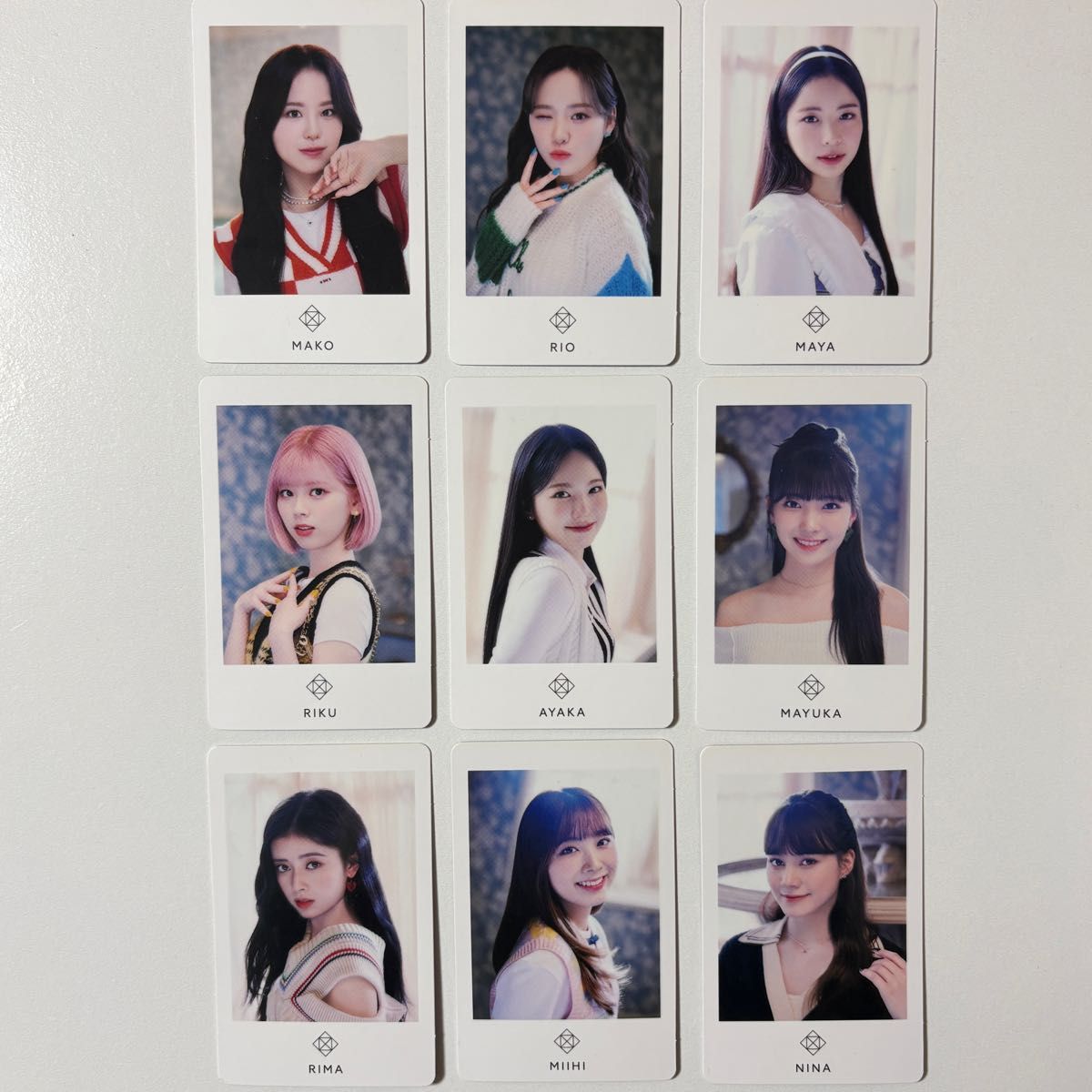 NiziU フォトカードセット（全メンバー9枚入り）5th Single Paradise