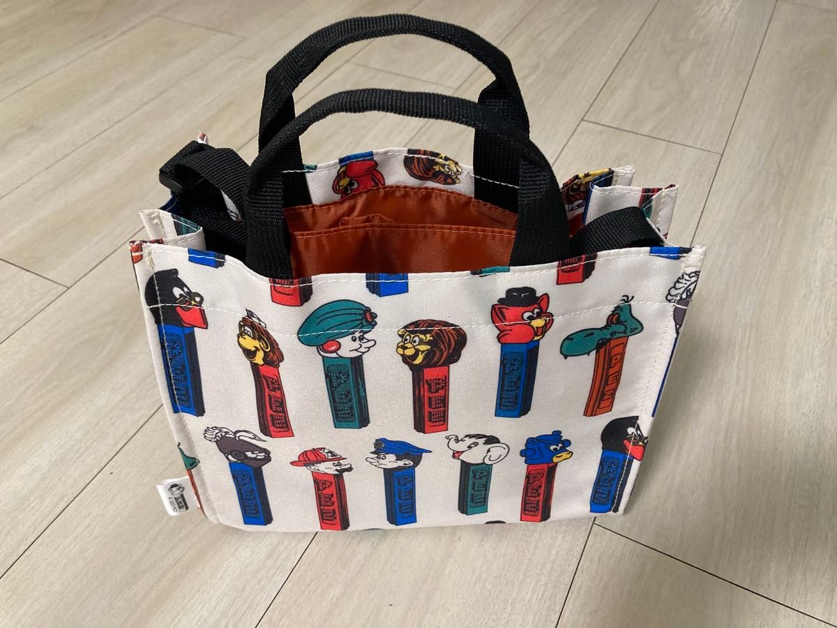 イアパピヨネ PEZ コラボ トートバッグ 刺繍 黒 2way｜Yahoo!フリマ
