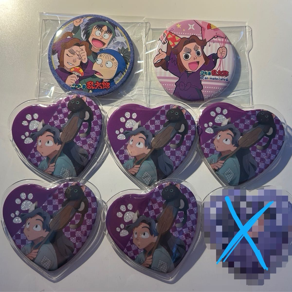 希少】【新品未使用】綾部喜八郎 ナンジャタウン 2020 ハート缶バッジ