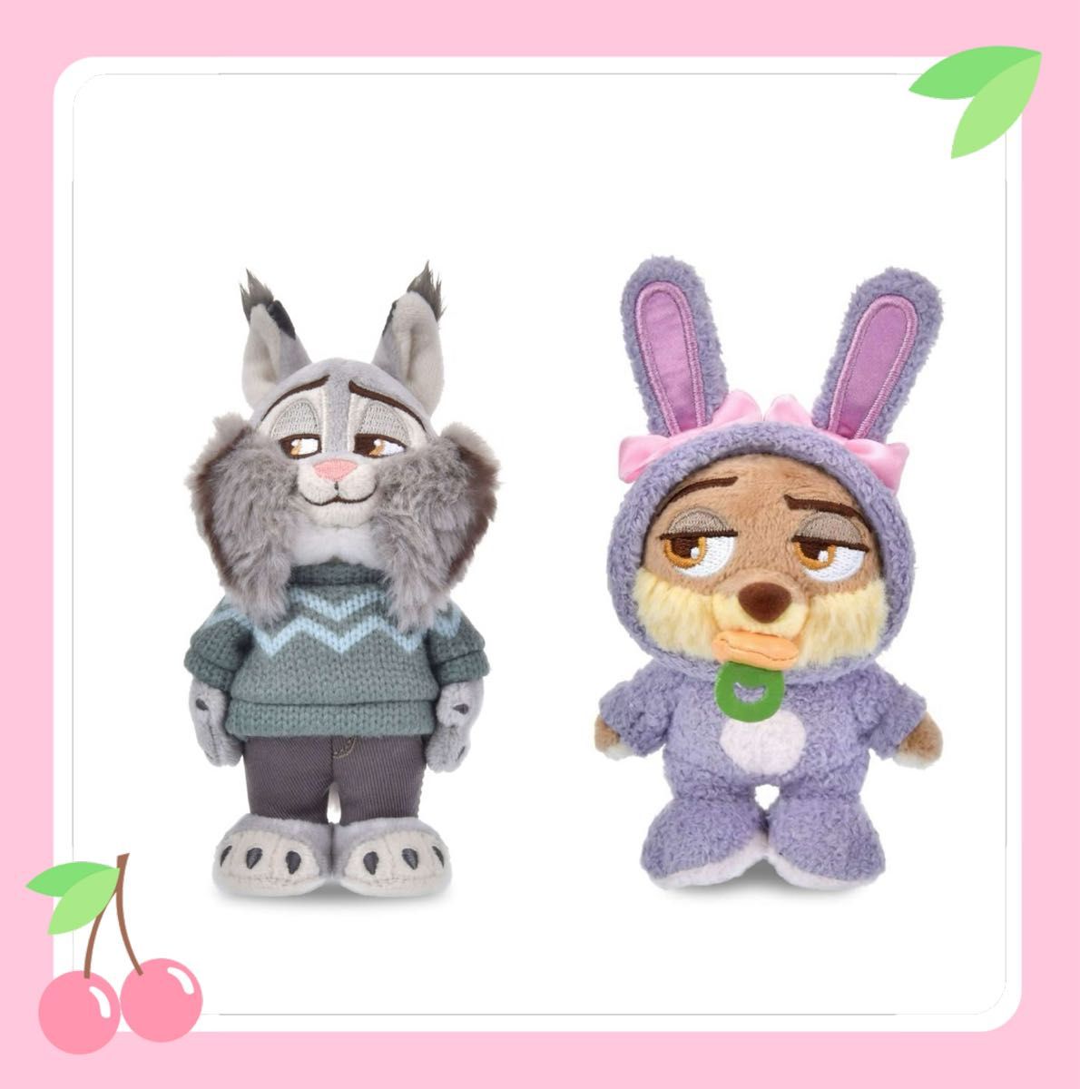 ジュディ・ホップス＆ニック・ワイルド ぬいぐるみ セット Disney