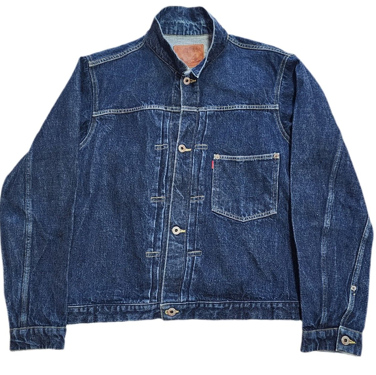 26SS COMOLI BLACK DENIM ZIP SHORT JACKET ブラックデニムジップ