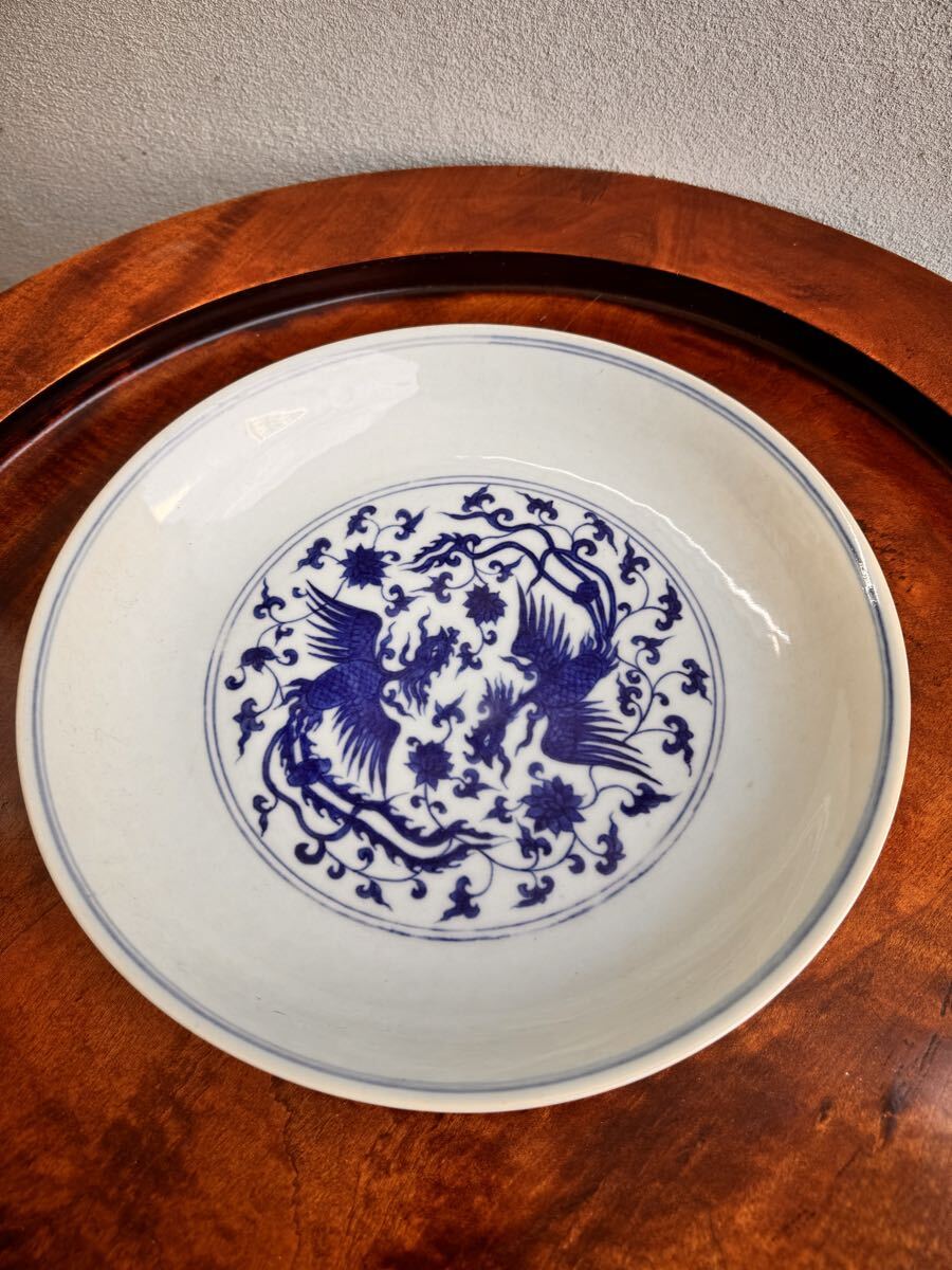 Yahoo!オークション -「中国 染付 皿」の落札相場・落札価格