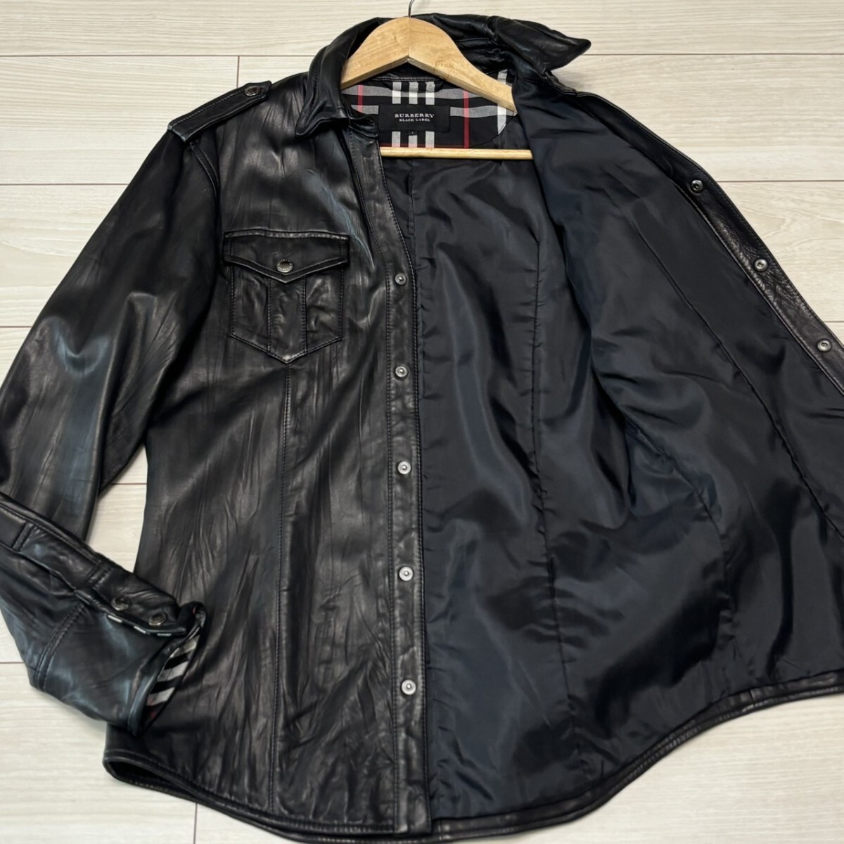2026年最新】Yahoo!オークション -バーバリーブラックレーベル レザー