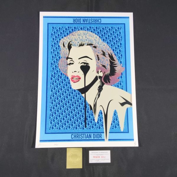 Yahoo!オークション - 世界限定100枚 DEATH NYC マリリン・モンロー ル