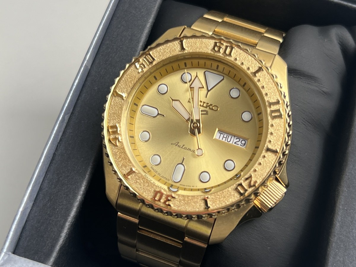 2026年最新】Yahoo!オークション -セイコー5 ゴールドの中古品・新品