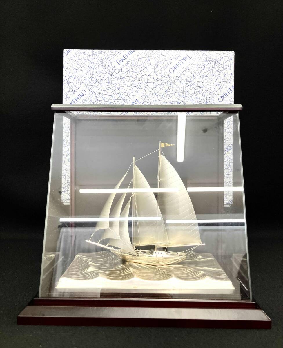 Yahoo!オークション -「ヨット」(置物) (銀製)の落札相場・落札価格