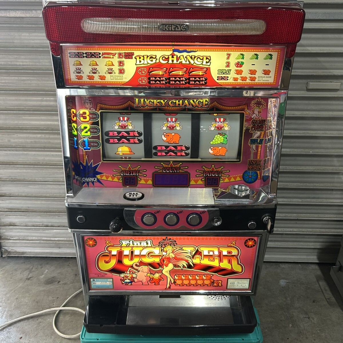 Yahoo!オークション -「パチスロ 実機 4号機 ジャグラー」(パチスロ