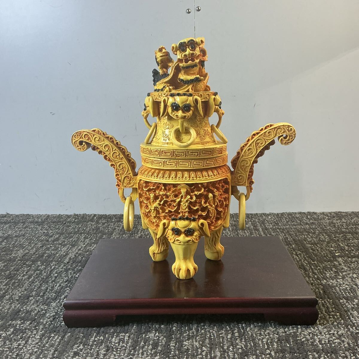 2026年最新】Yahoo!オークション -獅子 彫刻の中古品・新品・未使用品一覧