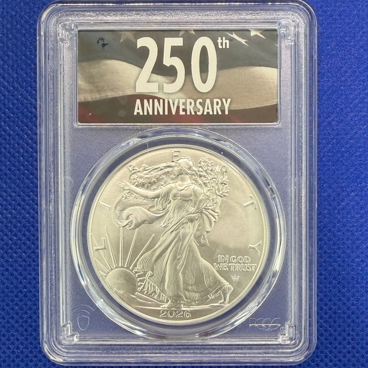 2021年 アメリカ イーグル銀貨 NGC MS70 最高鑑定 Type2 1ドル 1オンス