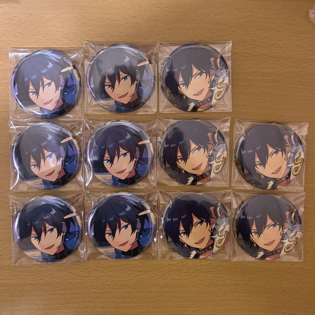 あんさんぶるスターズ とるパカ ハート缶バッジ 氷鷹北斗4点セット