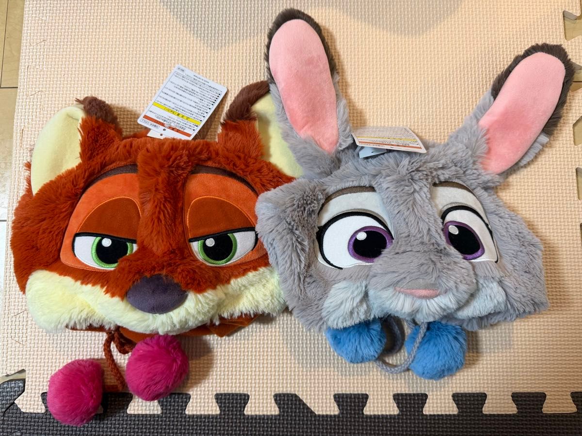 上海ディズニー ニックとジュディ ふわふわファンキャップ 帽子｜Yahoo