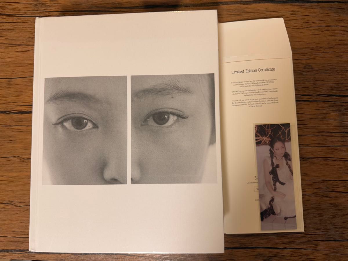 J2NNI5 photobook JENNIE ジェニ フォトブック 代官山popup限定 しおり