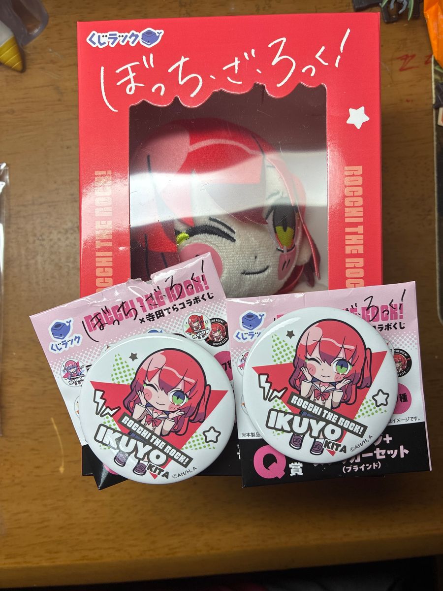 ぼっち・ざ・ろっく 寺田てらコラボくじ D賞 喜多 ぬいぐるみ 未開封