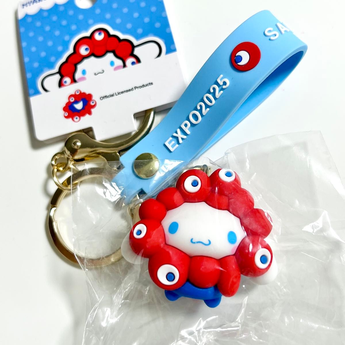 ポムポムプリン ミャクミャク 万博 サンリオ 立体マスコット