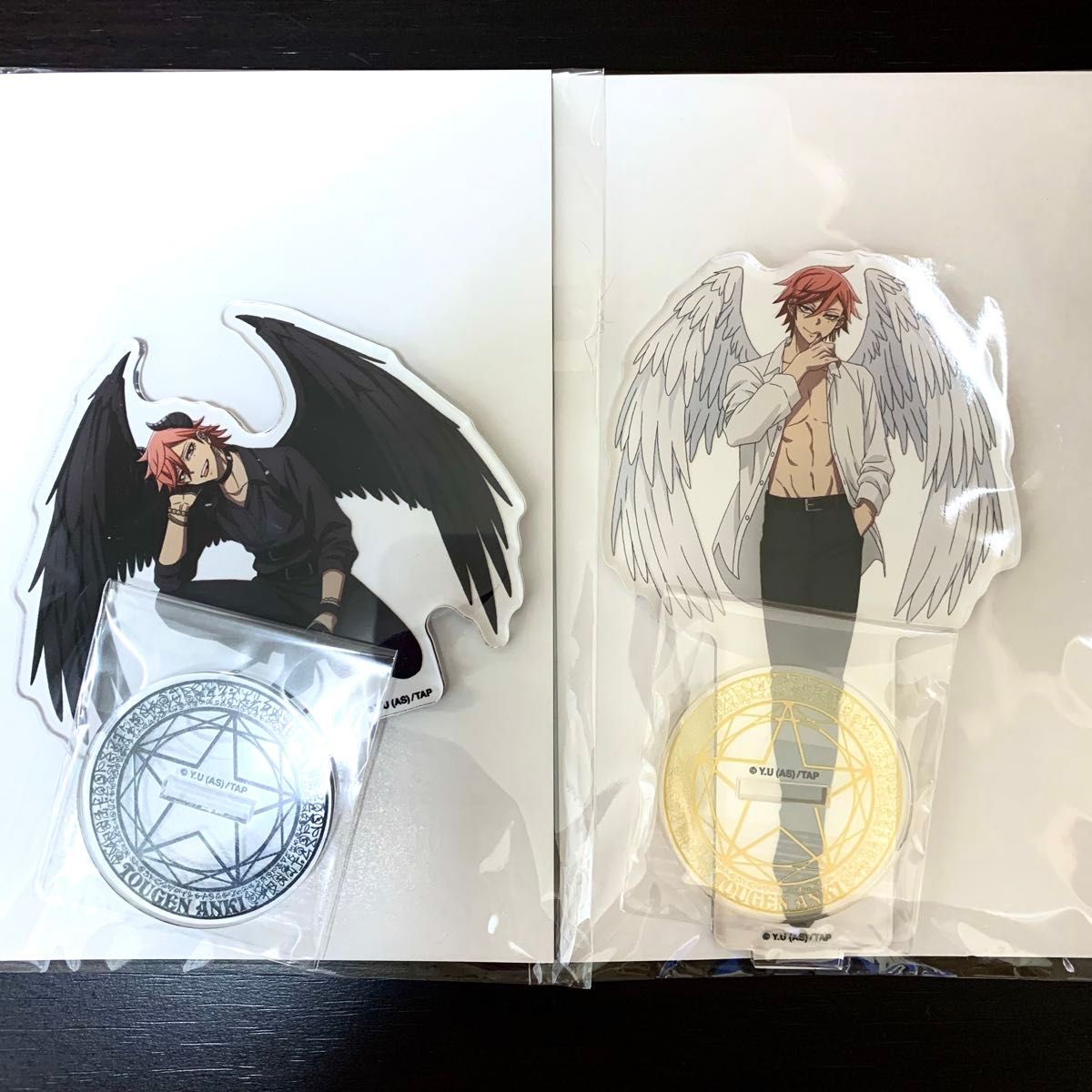 桃源暗鬼 ファボテリア 天使と悪魔 缶バッジ 花魁坂京夜 4点セット