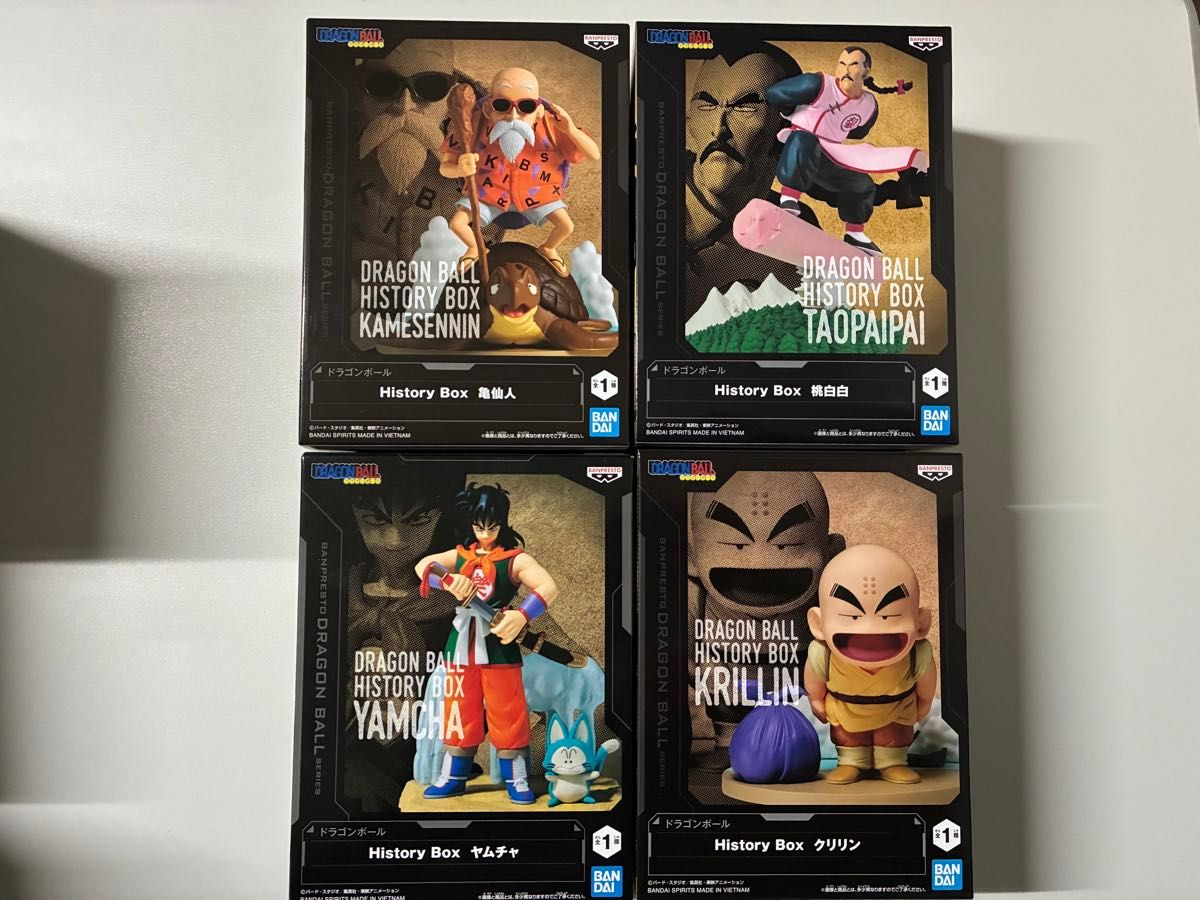 新品未開封】ドラゴンボールZ History Box ヤムチャ 亀仙人 クリリン 3