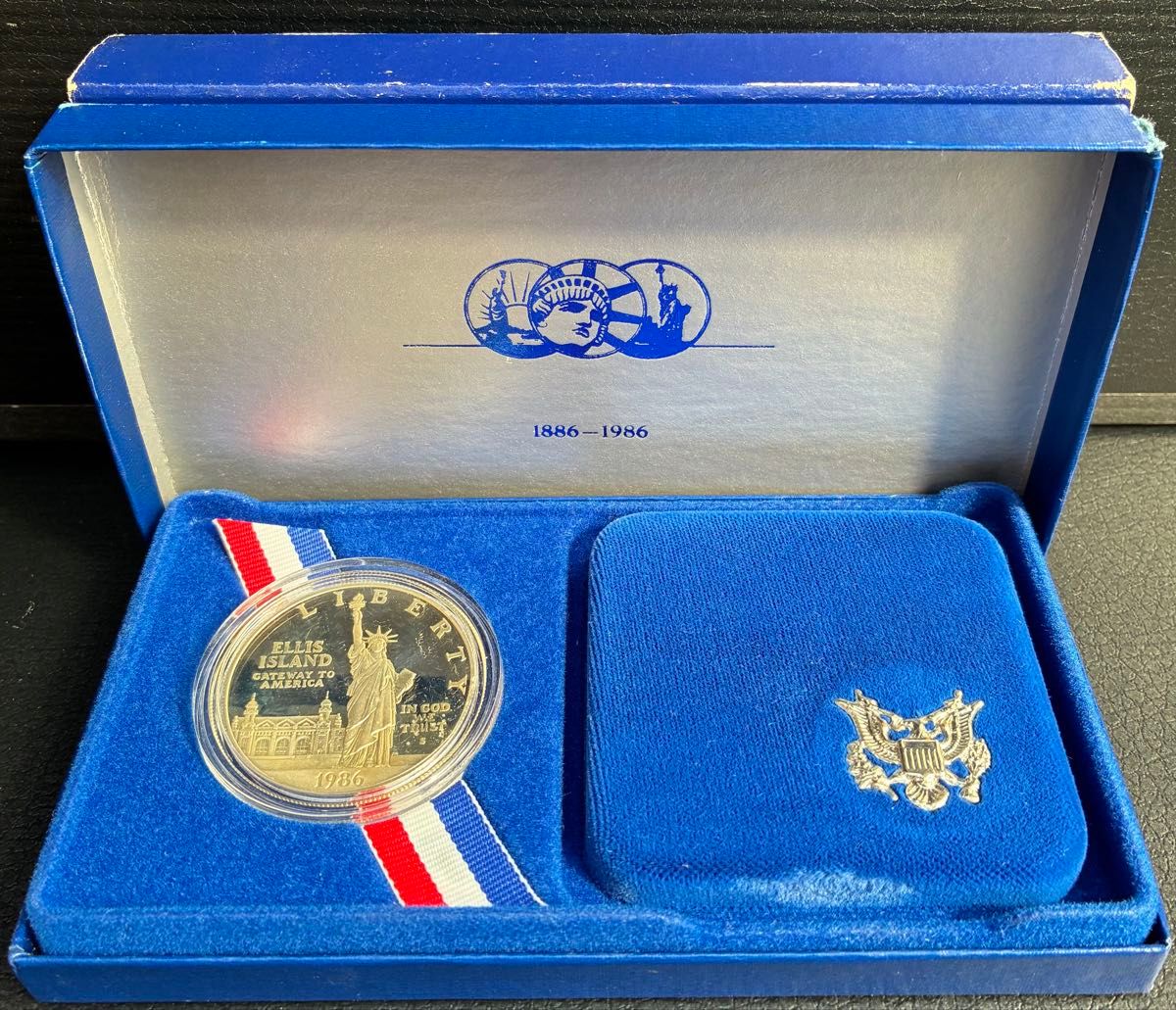 エリス島 記念コイン 1986年 アメリカ 自由の女神100周年｜Yahoo