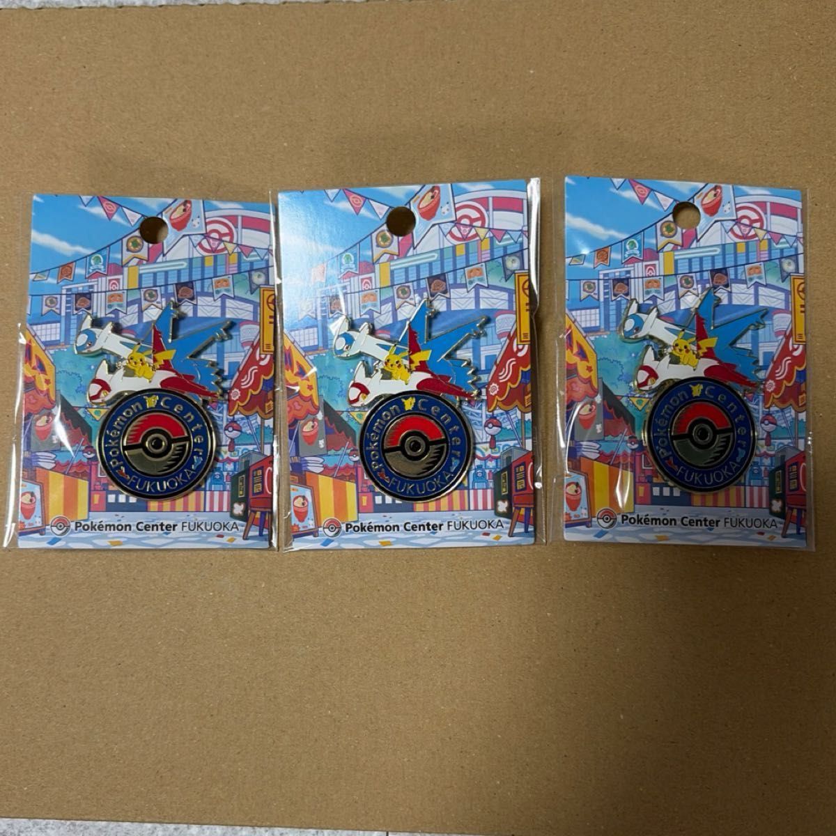 ポケモンセンターフクオカ限定品 ロゴピンズ 10個セット 【新品未開封