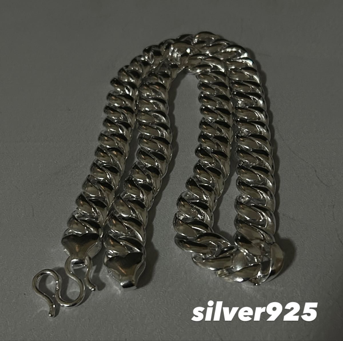 S925刻印 十字架ネックレス クロス ヴィンテージ 重厚感 人気 即日発送