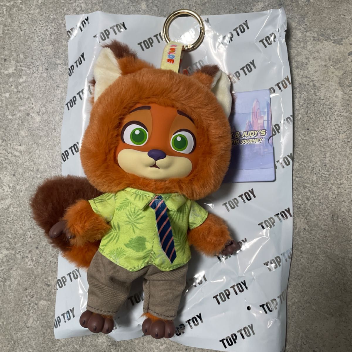 即日発送 TOPTOY ズートピア ニック ジュデ ぬいぐるみキーホルダー
