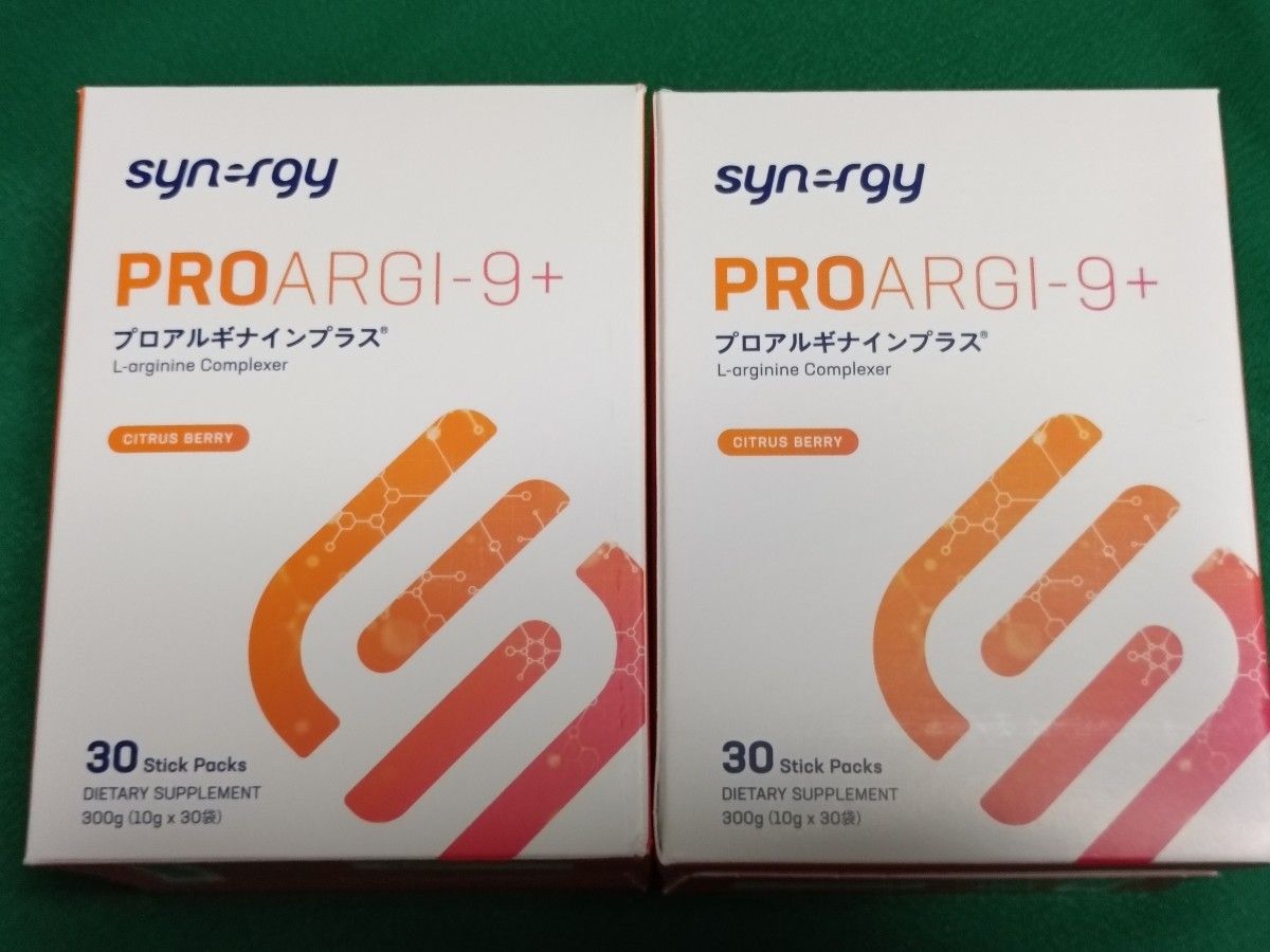 Synergy プロアルギナインプラス と エッセンシャルグリーン セット 未