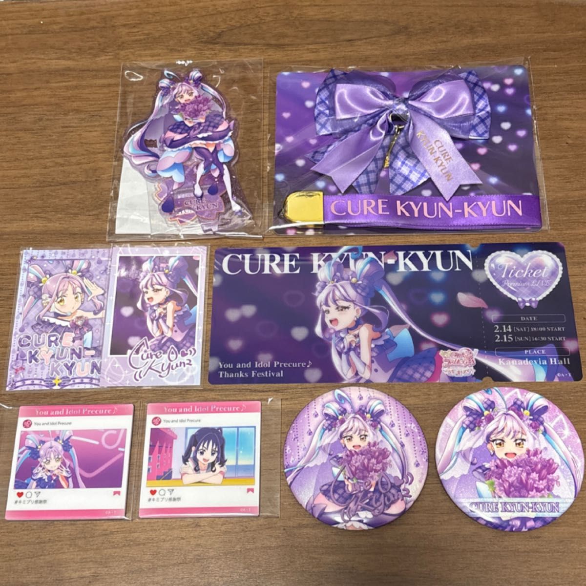 キミとアイドルプリキュア キュアウインク 缶バッジ 感謝祭 キミプリ