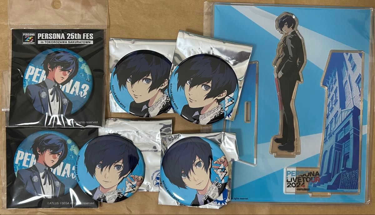 ペルソナ3 P3R 主人公 キタロー 缶バッジ FiFS｜Yahoo!フリマ（旧