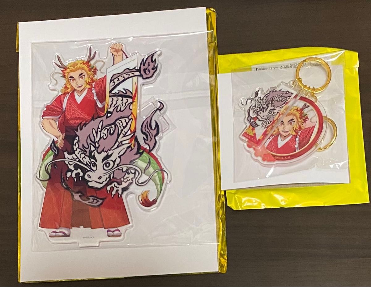 鬼滅の刃 煉獄杏寿郎 アクリルスタンド 中国限定 第2弾 国風服 新品未