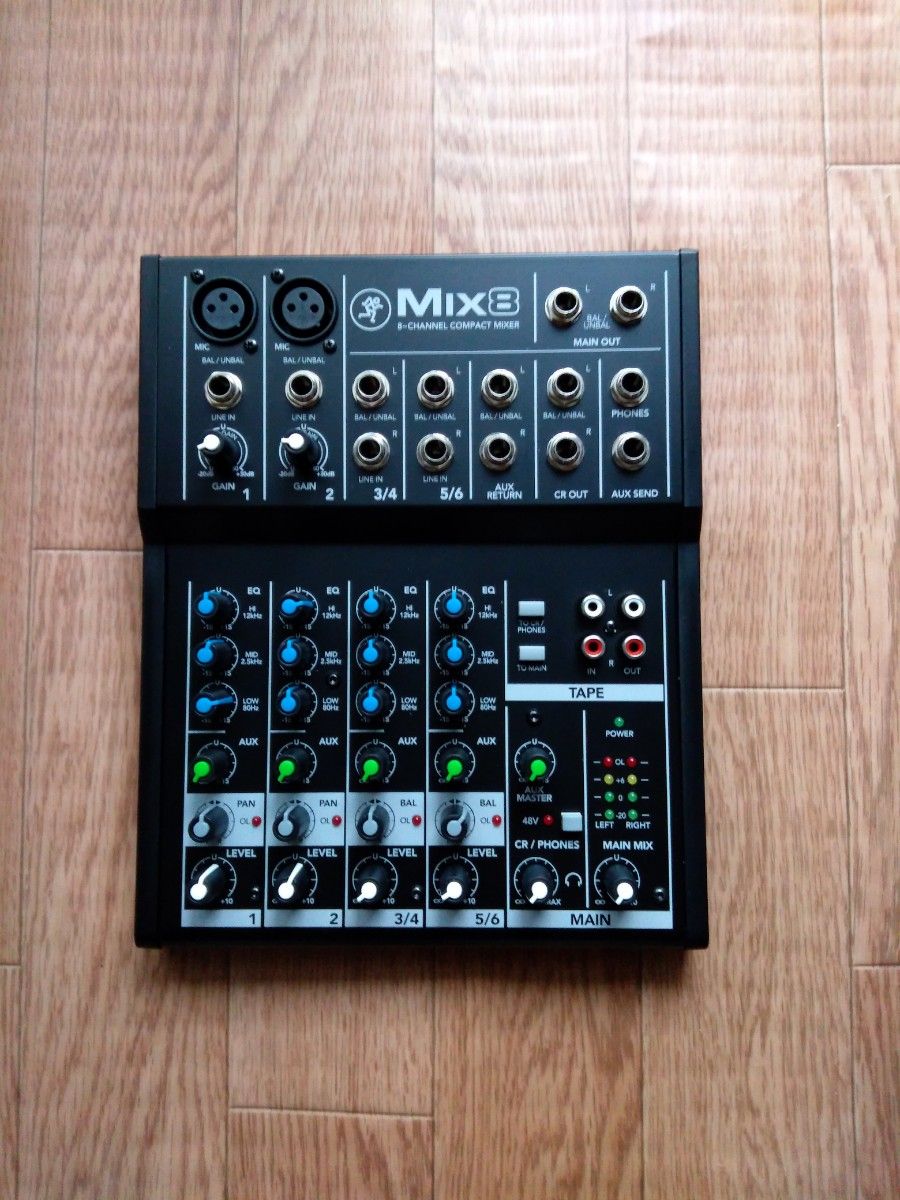 マッキー MIX8 アナログミキサー｜Yahoo!フリマ（旧PayPayフリマ）