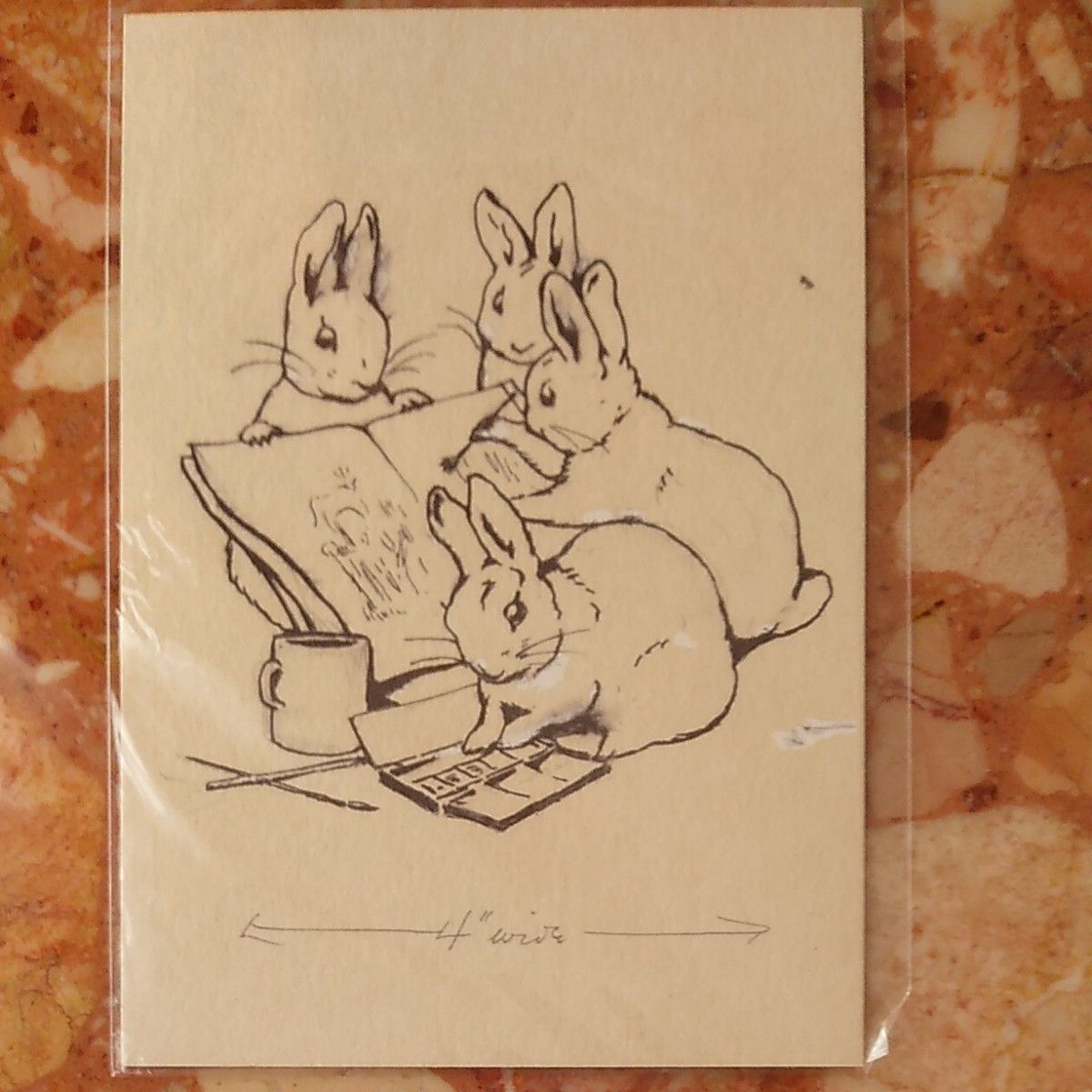 ピーターラビット ポストカード＆ミニカード＆ロールステッカー