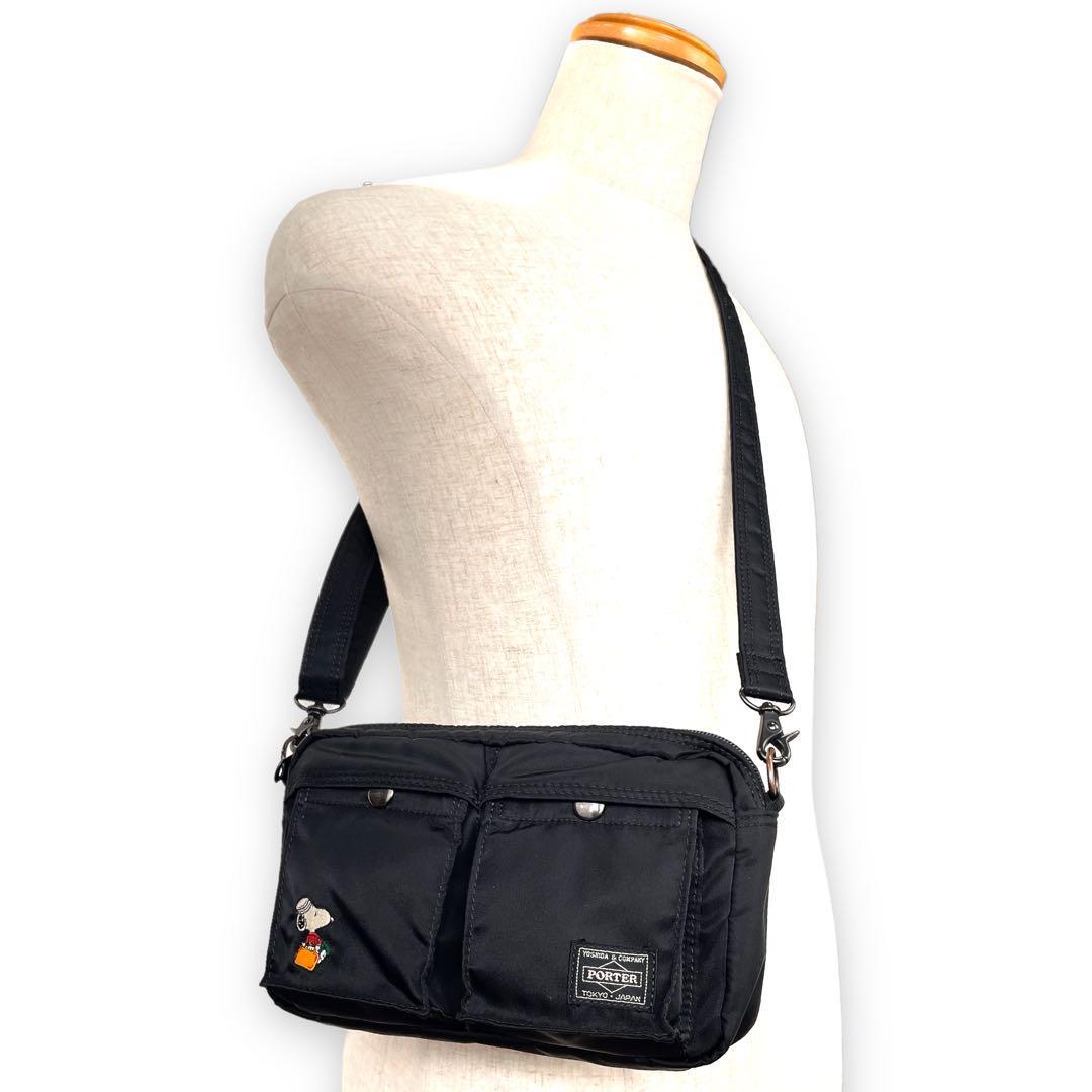 レア JOE PORTER ジョーポーター スヌーピーコラボ 黒 ショルダー