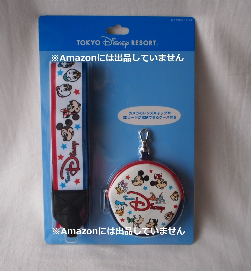 新品未開封 送込 ディズニー チームディズニー カメラストラップ 一眼