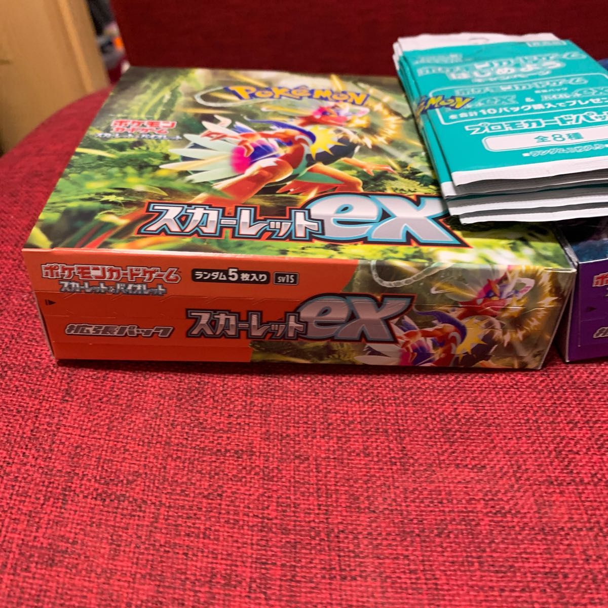 ポケモンカード スカーレットex シュリンク付き 5box プロモパック15枚