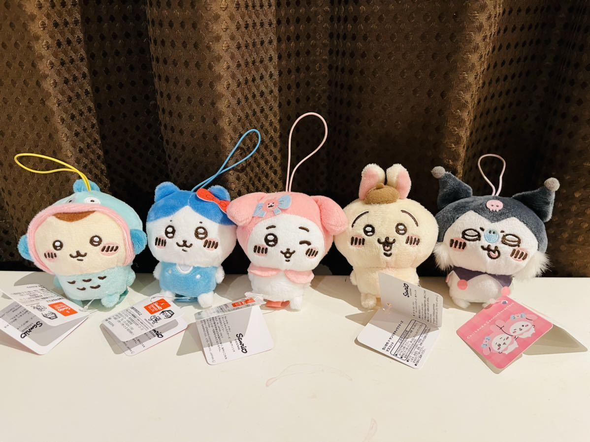 ちいかわ サンリオキャラクターズ マスコット 5種セット ちいかわ