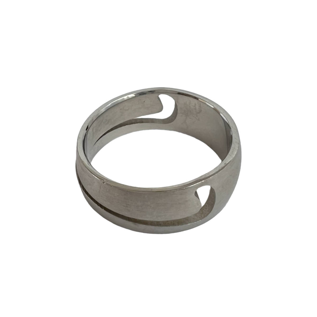 指輪 メンズ リング 20号 ステンレス 男女兼用 シンプル シルバー 艶