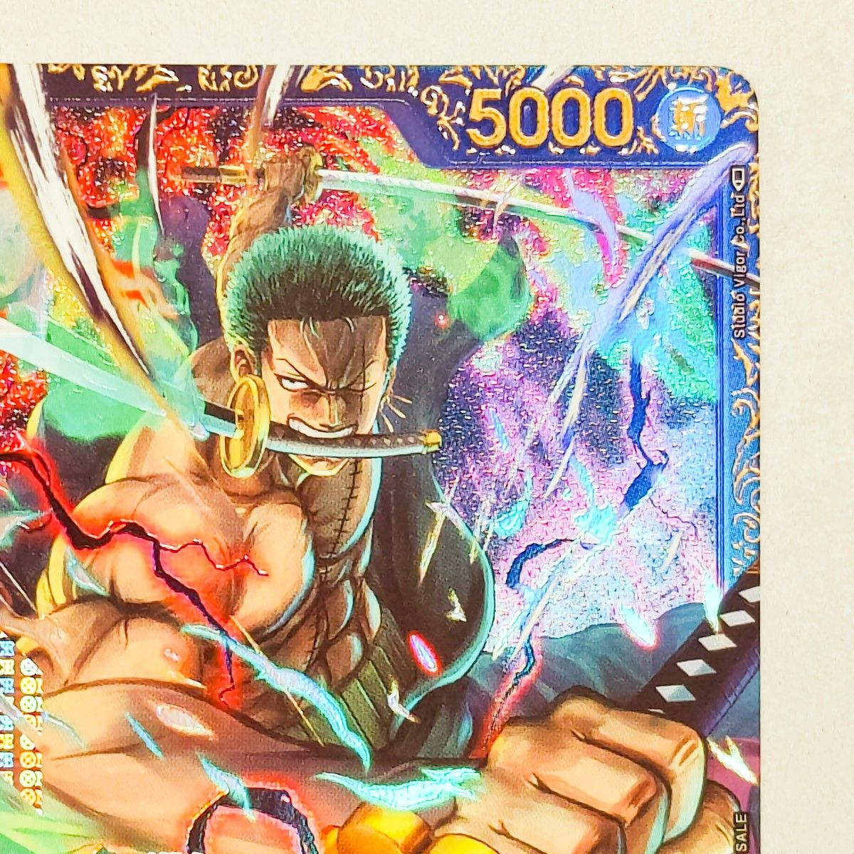 ワンピース公式】ゾロ フラッグシップ バトル 優勝 プロモ 景品