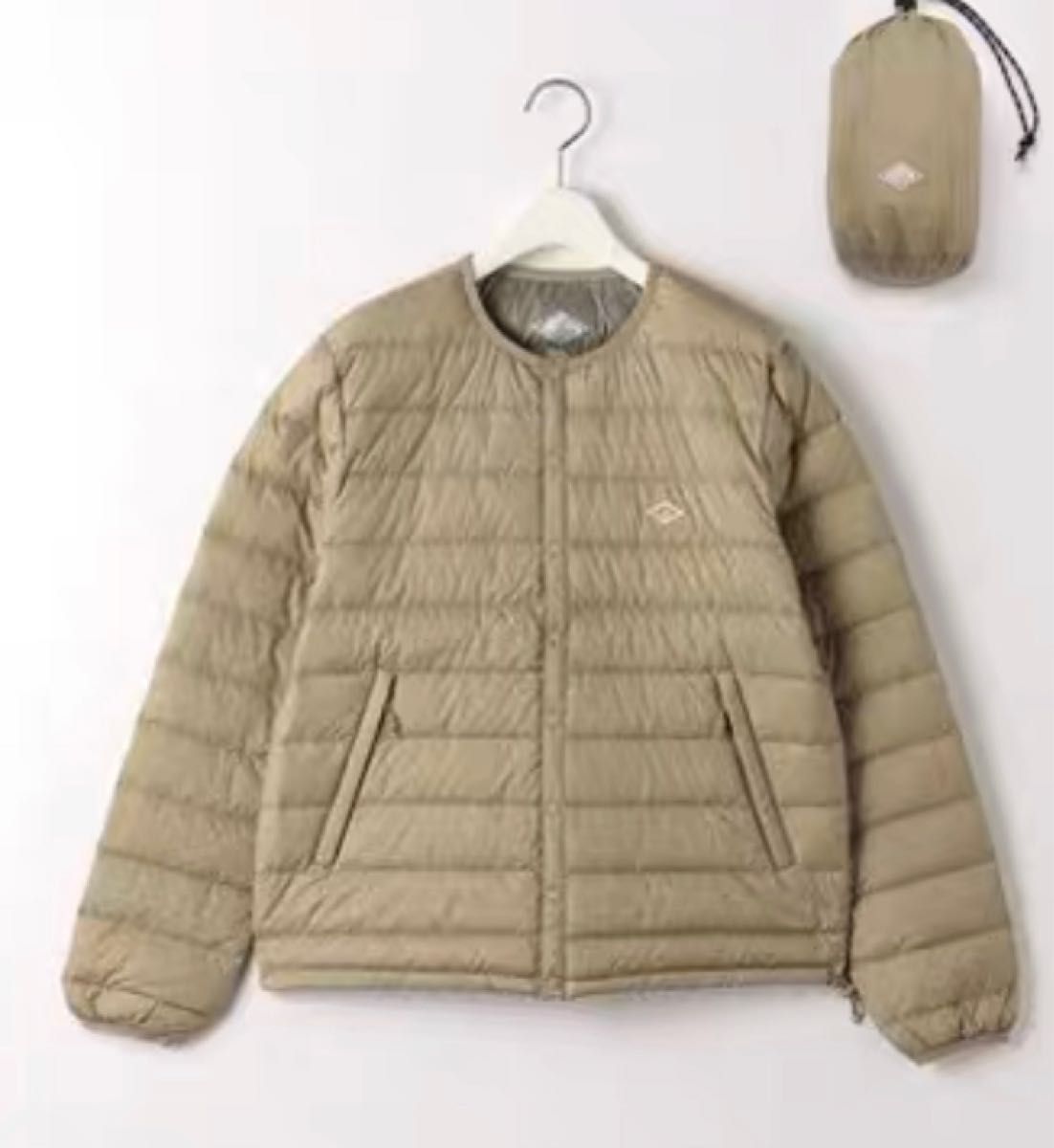 DANTON ダントンインナーダウン サンドベージュ 新品タグ付 収納袋付