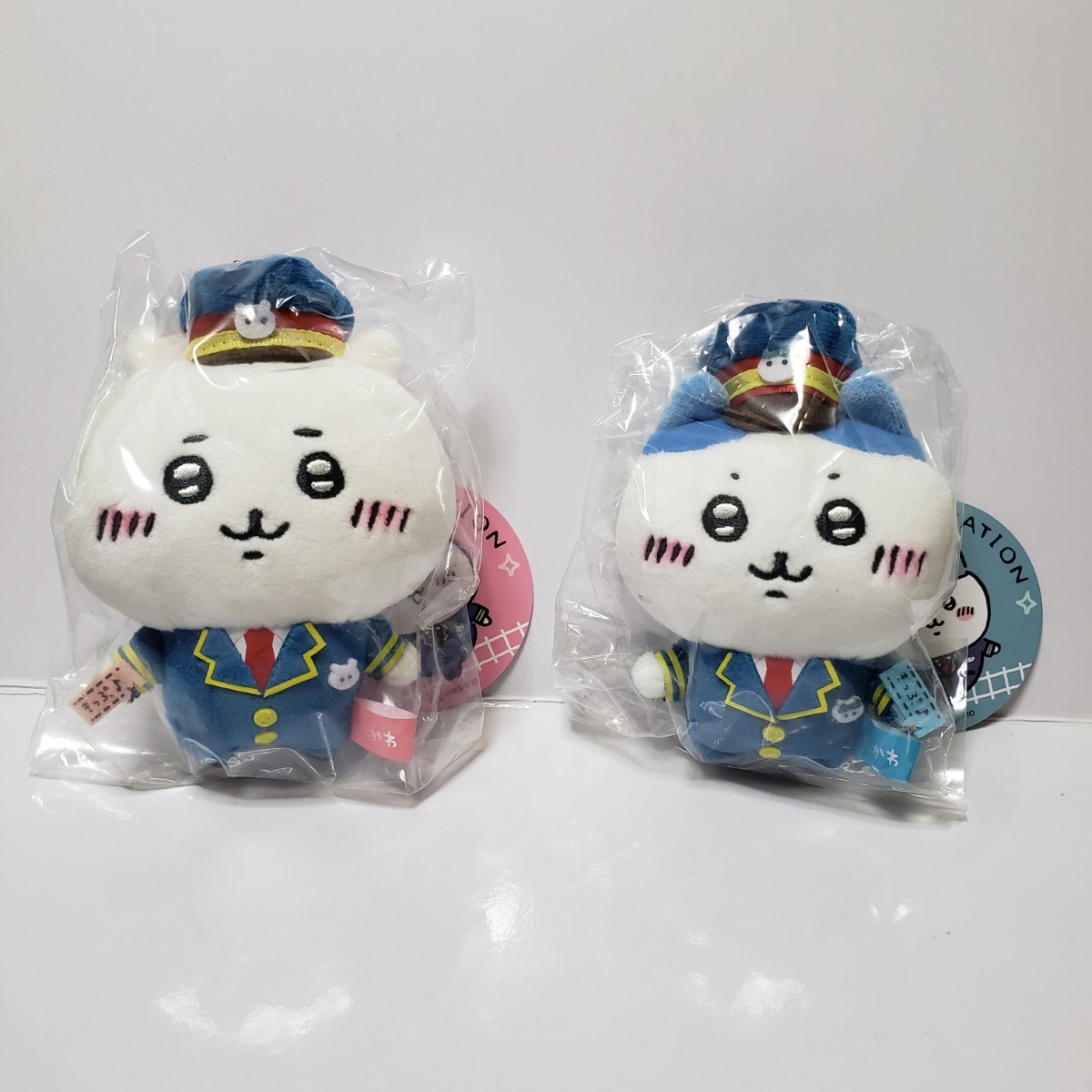 Yahoo!オークション - ちいかわ 駅長さんなマスコット 2体セット 新品