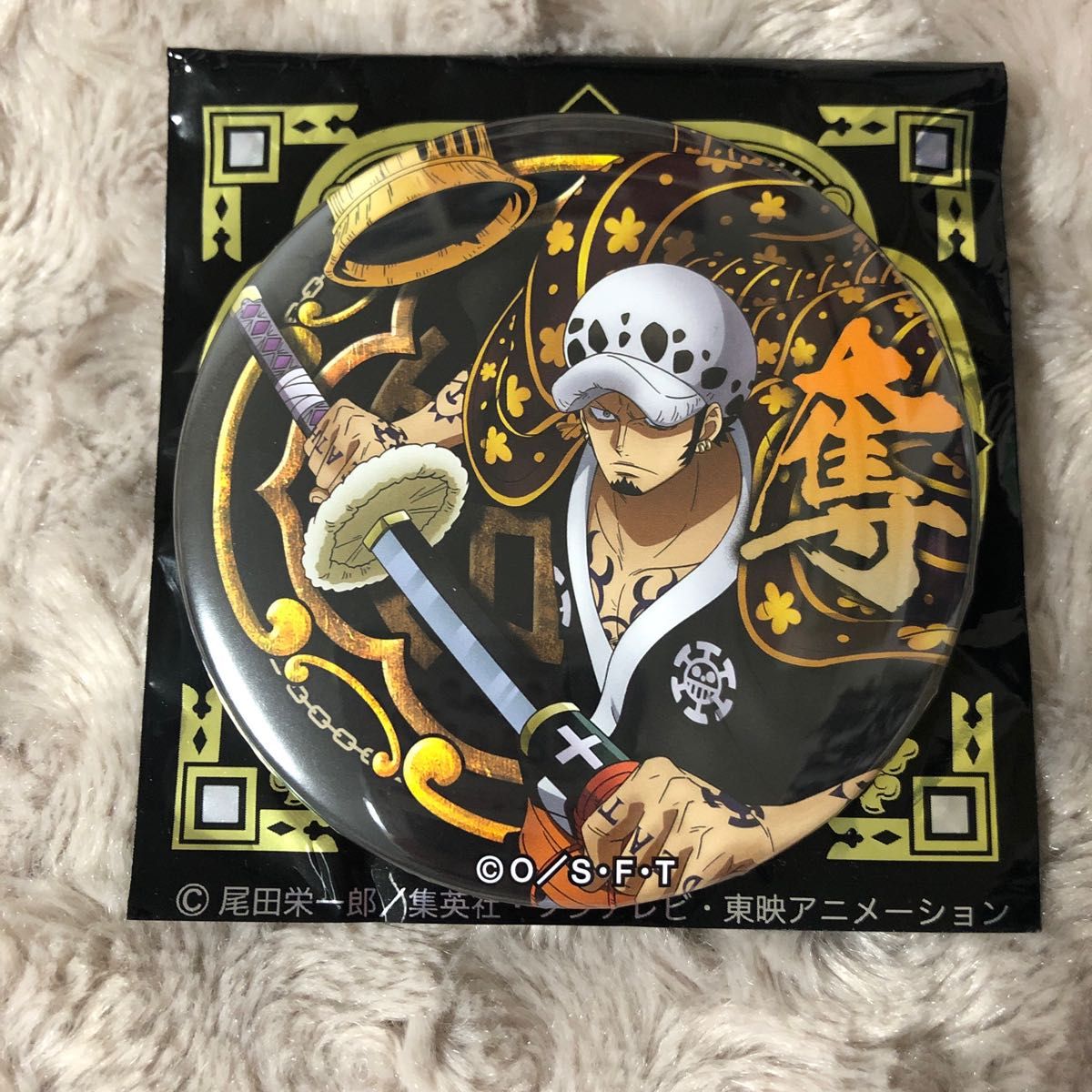 onepiece ワノ国 トラファルガー・ロー パール缶バッジ 60個 限定品