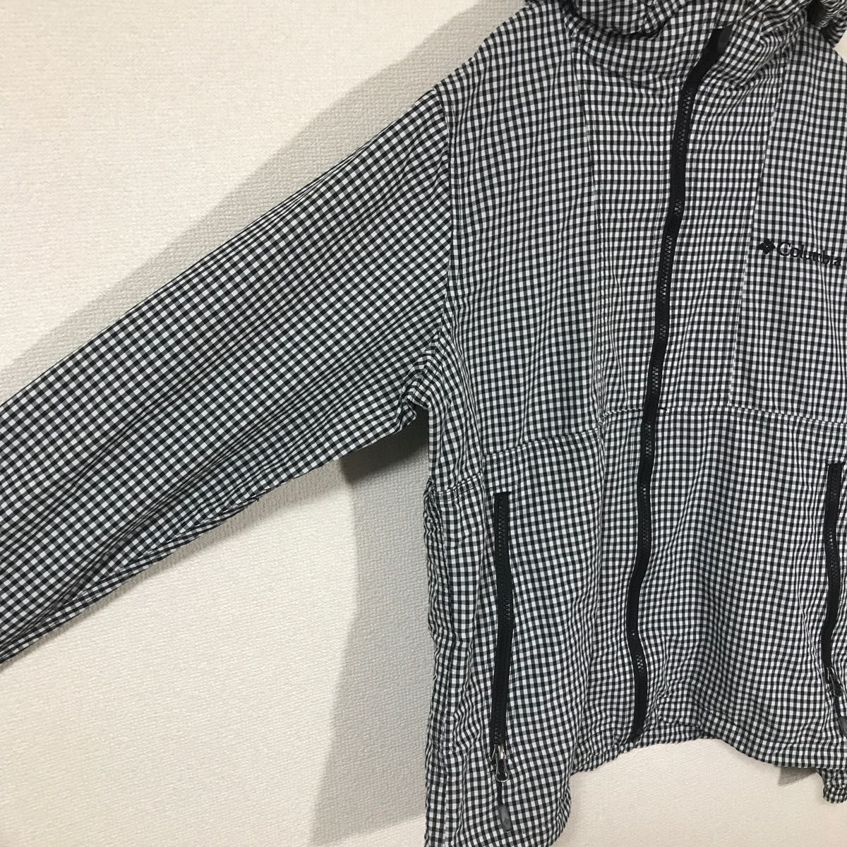 Columbia コロンビア ナイロン マウンテンパーカー ギンガムチェック S