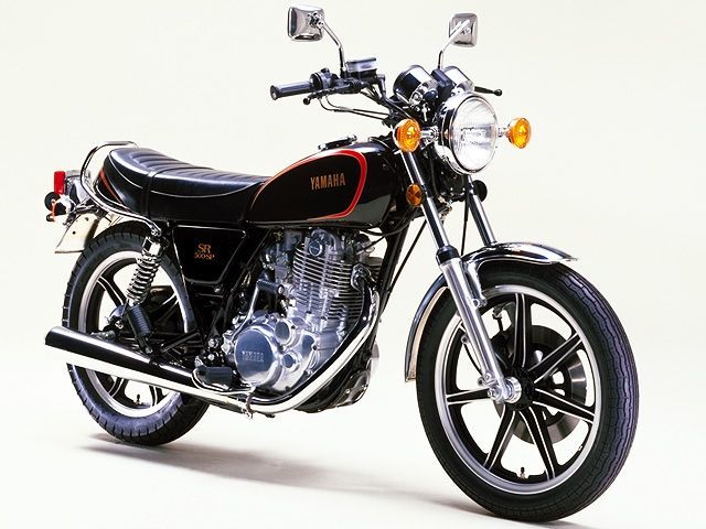 YAMAHA ヤマハ SR400 SR500 初期型 純正ミラー 左右セット 2H6 1JR 2J2