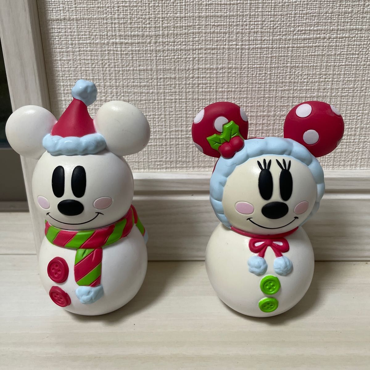 ディズニー 2007クリスマス 雪だるま ミッキー&ミニー｜Yahoo!フリマ