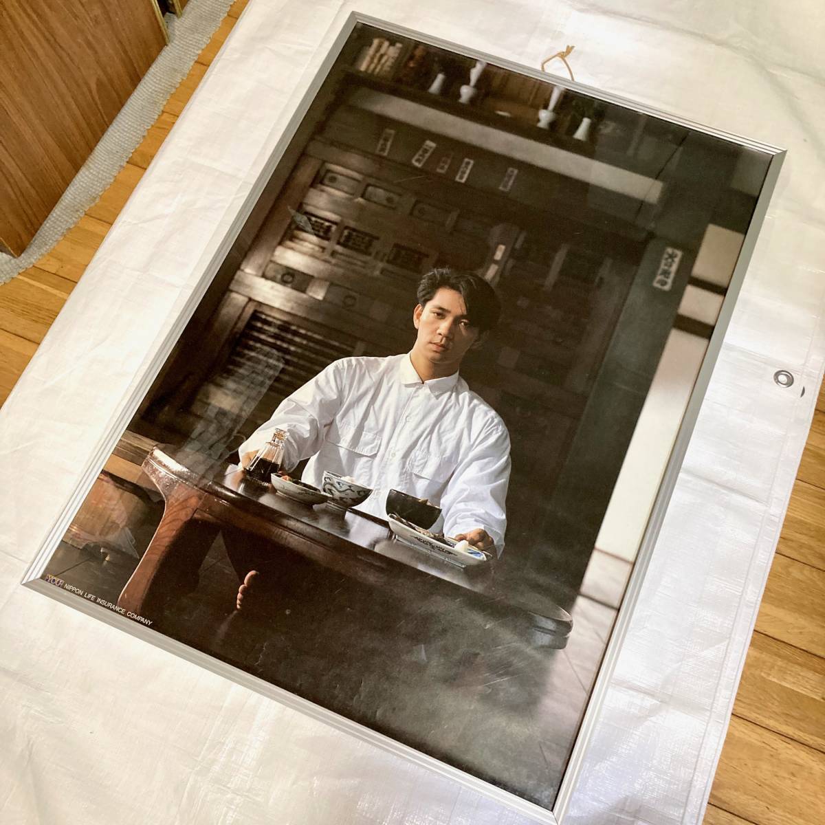 激レア 非売品 A1 ポスター 坂本龍一×日本生命 広告プロモーション YMO