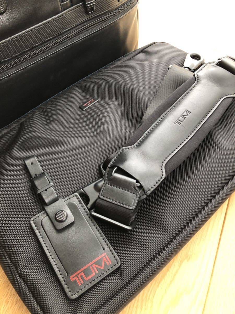 希少 極美品 TUMI エクスパンダブル・オーガナイザー・レザーブリーフ