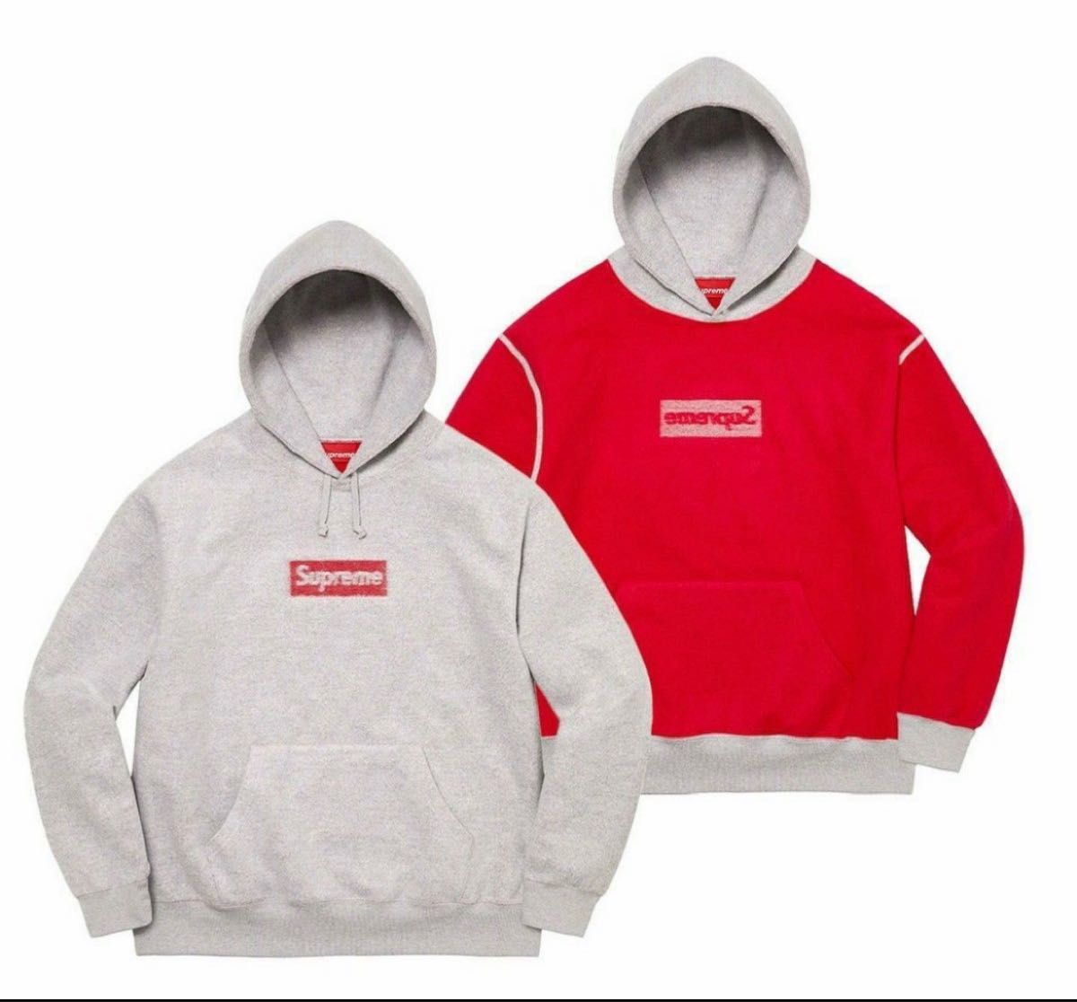 新品 M シュプリーム Supreme Inside Out Box Logo Hooded Sweatshirt
