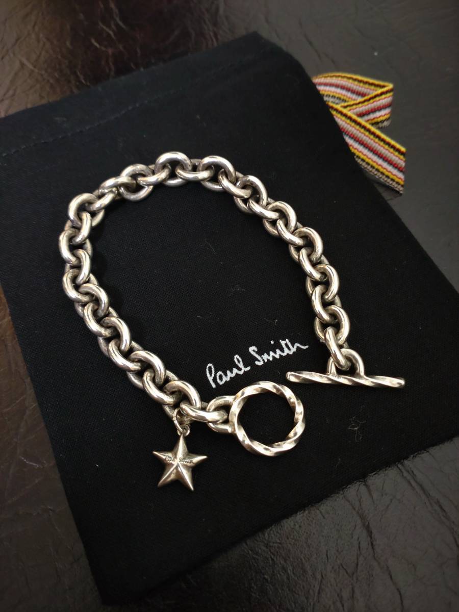 Paul Smith スター ツイスト 星 チェーン ブレスレット Tバー｜Yahoo