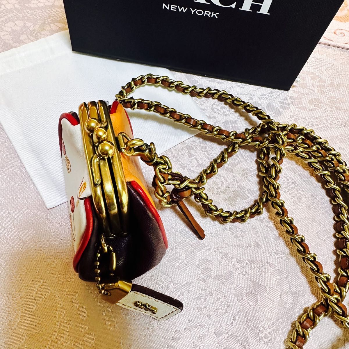 限定 コーチ COACH がま口ポシェット ミニショルダー 希少｜Yahoo